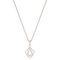 Montana Silversmiths Women's Shielded in Horseshoes Silver Necklace Water Resistant
