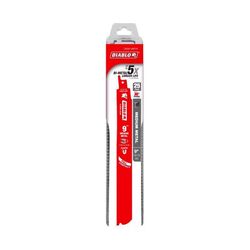 Diablo 9 in. Bi-Metal Nail Embedded Wood Reciprocating Saw Blade 14/18 TPI 25 pk