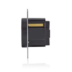 Leviton EV Charging 50 amps 250 V Single Black Outlet 14-50R 1 pk