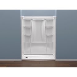 Delta Classic 500 73-1/4 in. H X 32 in. W X 60 in. L White Shower Surround