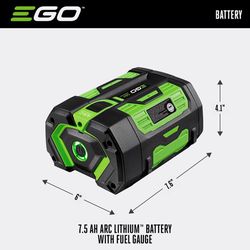 EGO 56V Power+ BA4200T 7.5 Ah Lithium-Ion Battery 1 pc