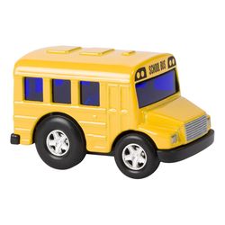 Toysmith Rollin' Mini School Bus Yellow