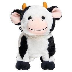 Cuddle Barn Barnyard Buddies Cow Animated Plush Multicolored