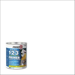 Zinsser Bulls-Eye 1-2-3 White Water-Based Styrenated Acrylic Primer and Sealer 1 qt