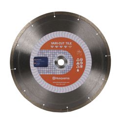 Husqvarna 10 in. D X 1 in. S Vari-Tile Diamond Segmented Rim Diamond Saw Blade