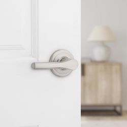 Kwikset Henley Satin Nickel Passage Lever
