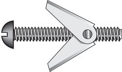 HILLMAN 3/16 in. D X 5 in. L Round Steel Toggle Bolt 50 pk
