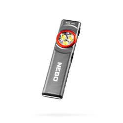 NEBO Slim 250 lm Storm Gray LED Rechargeable Mini Flashlight