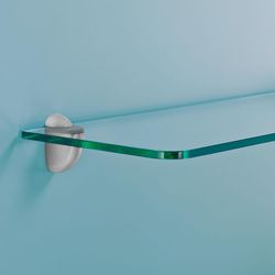 Dolle Jam 3 in. H X 1 in. W X 1.6 in. D Silver Metal Shelf Clips