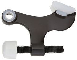 National Hardware Steel Oil Rubbed Bronze Black/White Hinge Pin Door Stop Mounts to door hinge .5 in