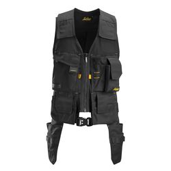 Snickers Workwear 9 pocket Polyester Tool Vest Black XXL 34 in. 36 in.