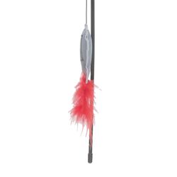 Pavilion Furever Pawsome For Cat Red/Gray Polyester Fish Cat Toy 18 1 pk