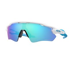 Oakley Radar Sunglasses Unisex White Frame Blue Lens