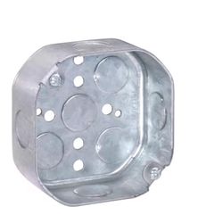 Southwire Old Work 14 cu in Octagon Galvanized Steel Weatherproof Box Silver