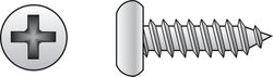 HILLMAN No. 10 Ga. X 1-3/4 in. L Phillips Pan Head Sheet Metal Screws 100 pk
