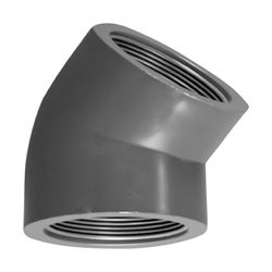 Charlotte Pipe Schedule 80 3/4 in. FPT X 3/4 in. D FPT PVC Elbow 1 pk