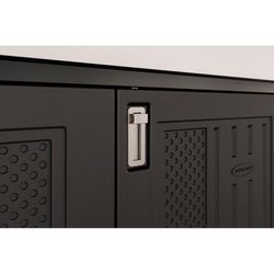 Suncast Cabinet 80.25 in. H X 40 in. W X 20.25 in. D Black Resin 2-Door Cabinet