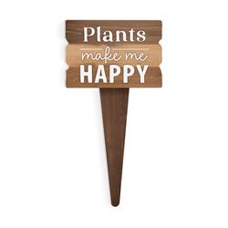 P Graham Dunn Multicolored Acrylic 12 in. H X 2.75 in. L X 0.25 in. W Garden Sign