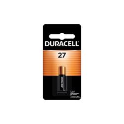 Duracell Alkaline 27 12 V 20 mAh Security Battery 1 pk