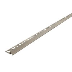 PROVA 0.44 in. H X 1.52 in. W X 96 in. L Prefinished Pewter Aluminum Tile Reducer