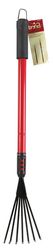 Bond 37 in. 9 Tine Steel Fan Rake Steel Handle