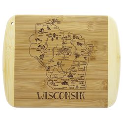 Totally Bamboo A Slice of Life 11 in. L X 8.75 in. W X 0.5 in. Bamboo Cutting Board
