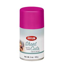 Krylon Short Cuts Gloss Hot Pink Spray Paint 3 oz