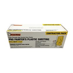 Frost King Clear Polyethylene Sheeting Roll For Multi-Purpose 400 ft. L X 0.31 in.