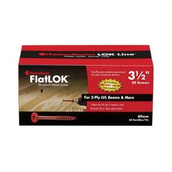 FastenMaster FlatLok No. 14 each X 3-1/2 in. L Torx Ttap Epoxy Coarse Wood Screws 1 pk