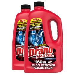 Drano Professional Strength Gel Drain Clog Remover 80 oz