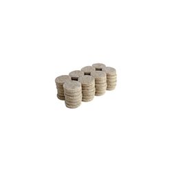 Shepherd Hardware Felt Self Adhesive Anti-Skid Pad Beige Round 1 in. W 48 pk