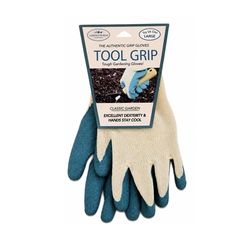 Garden Works L Cotton/Latex Green Gardening Gloves