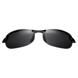 Maui Jim Makaha Sunglasses Unisex Gloss Black Frame Neutral Gray Lens Polarized