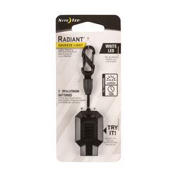 Nite Ize INOVA 4.2 lm Black LED Rechargeable Squeeze Light CR2016 Battery
