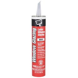 DAP White Latex Window Glazing Sealant 10.1 oz
