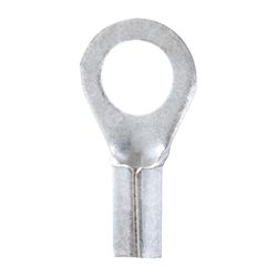 Jandorf 22-18 Ga. Uninsulated Wire Ring Terminal Silver 5 pk