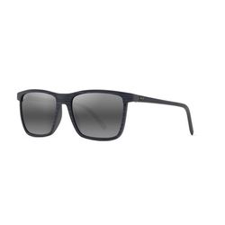 Maui Jim One Way Sunglasses Unisex Gray Stripe Frame Neutral Gray Lens Polarized