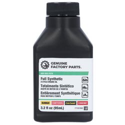 Genuine Factory Parts Ethanol-Free 2-Cycle 40:1 Synthetic Blend Engine Oil 3.2 fl. oz.