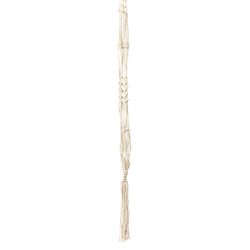 Primitive Planters White Cotton 42 in. H Twisted Cord Plant Hanger 1 pk