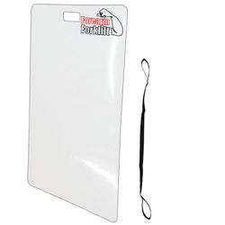 Forearm Forklift Appliance Mat with Pull Strap 30 in. W X 48 in. L Plastic/Vinyl White 1 pk