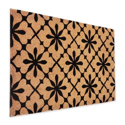 First Concept 18 in. W X 30 in. L Multi-Color Coir Door Mat