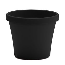 Bloem Terra 17 in. H X 20.5 in. W X 13.5 in. D Plastic Traditional Planter Black