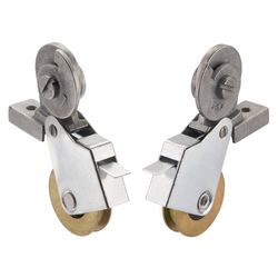 Ace Silver Plastic/Steel Roller Assembly 2 pc