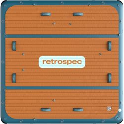 Retrospec Siesta PVC Inflatable Atlantic Blue Floating Lounger