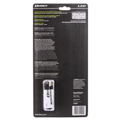 Dorcy 290 lm Black LED Rechargeable Rechargeable Flashlight 18650 Battery