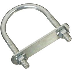 National Hardware 3/8 in. X 2-1/2 in. W X 4 in. L Coarse Zinc-Plated Steel U-Bolt