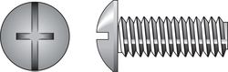HILLMAN No. 8-32 Ga. X 2 in. L Combination Truss Head Zinc-Plated Steel Machine Screws 100 pk