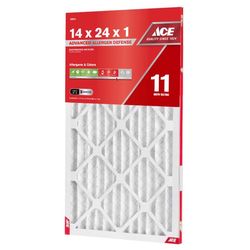 Ace 14 in. W X 24 in. H X 1 in. Synthetic 11 MERV Pleated Air Filter 1 pk