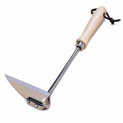 Garden Works Stainless Steel Weeding Hand Hoe 1.88 in. Wood Handle