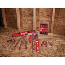 Milwaukee Speed Feed 1/2 in. X 6-1/2 in. L Steel Self-Feeding Wood Bit Quick-Change Hex Shank 1 pc